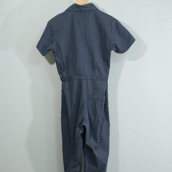 Pistola gray Utility Jumpsuit Short Sleeve Button Front XS - Picture 5 of 9